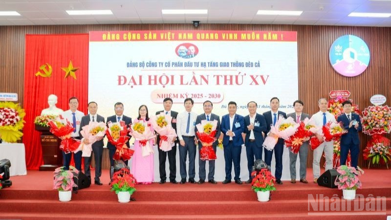 Đại hội lần thứ XV Đảng bộ Công ty cổ phần Đầu tư hạ tầng giao thông Đèo Cả (HHV).