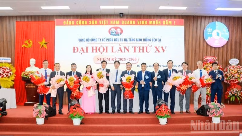 Đại hội lần thứ XV Đảng bộ Công ty cổ phần Đầu tư hạ tầng giao thông Đèo Cả (HHV).