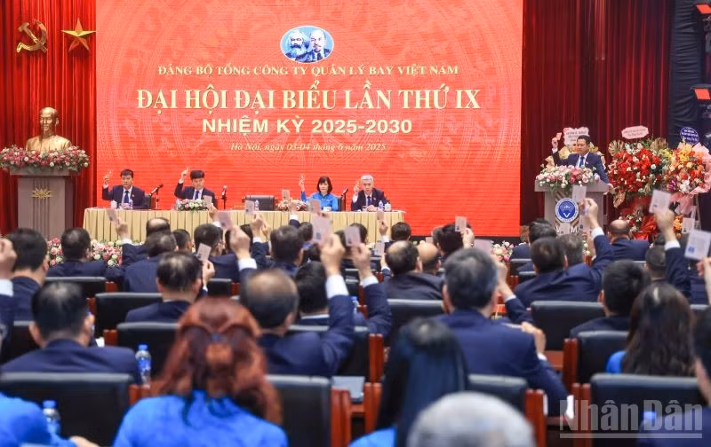 Đại hội Đại biểu lần thứ IX (nhiệm kỳ 2025-2030) Đảng bộ Tổng công ty Quản lý bay Việt Nam.