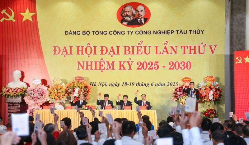 Đại hội đại biểu Đảng bộ Tổng Công ty Công nghiệp tàu thủy (SBIC) lần thứ V, nhiệm kỳ 2025-2030.