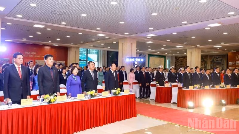 Các đại biểu tham dự Đại hội Thi đua yêu nước Bộ Xây dựng lần thứ I (2025-2030).