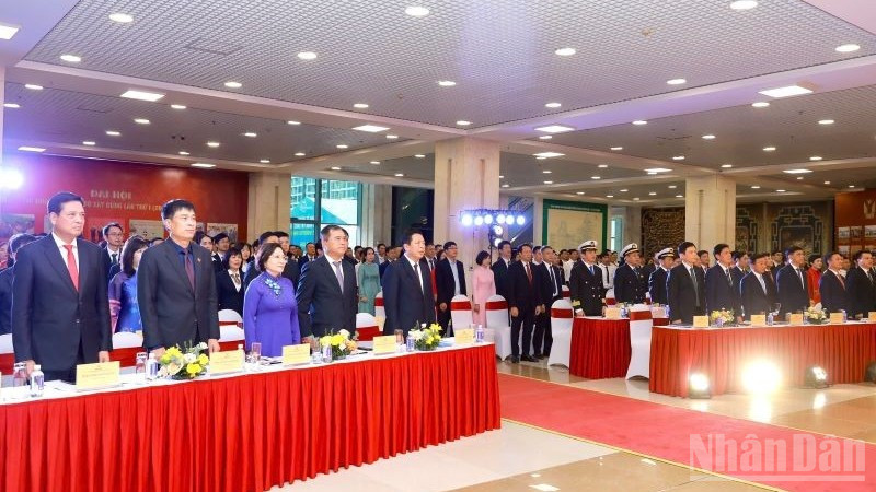 Các đại biểu tham dự Đại hội Thi đua yêu nước Bộ Xây dựng lần thứ I (2025-2030).