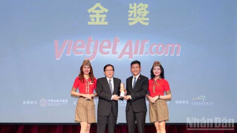 Vietjet nhận giải Vàng về phát triển bền vững giao thông vận tải chuẩn ESG tại Đài Loan (Trung Quốc).