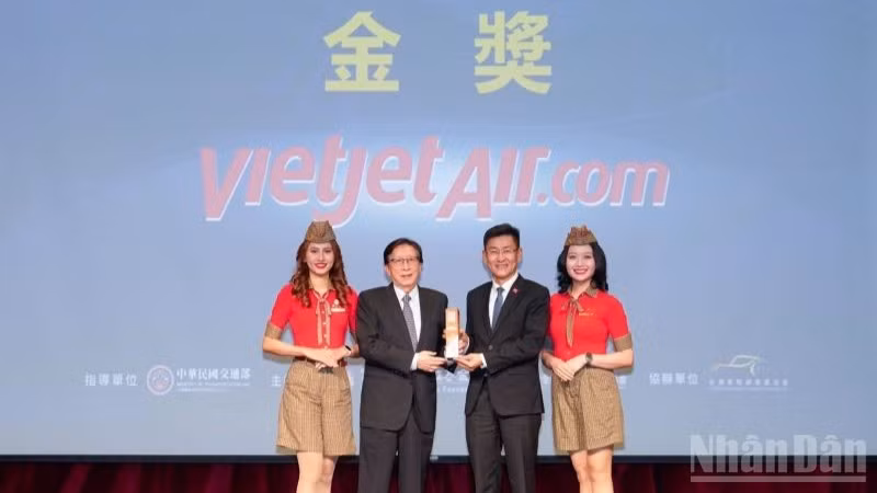 Vietjet nhận giải Vàng về phát triển bền vững giao thông vận tải chuẩn ESG tại Đài Loan (Trung Quốc).