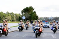 Các lực lượng Công an tỉnh Lâm Đồng ra quân thực hiện đợt cao điểm bảo đảm an ninh, an toàn các sự kiện lớn của đất nước và trên địa bàn tỉnh.