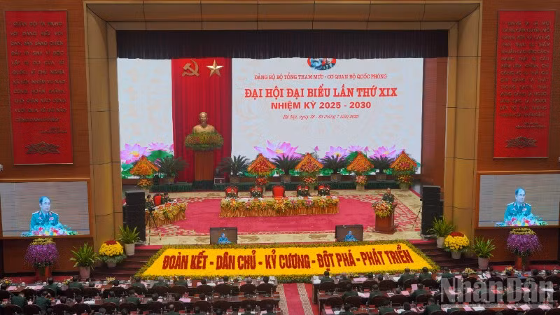 Quang cảnh Đại hội. (Ảnh: HẢI ĐĂNG)