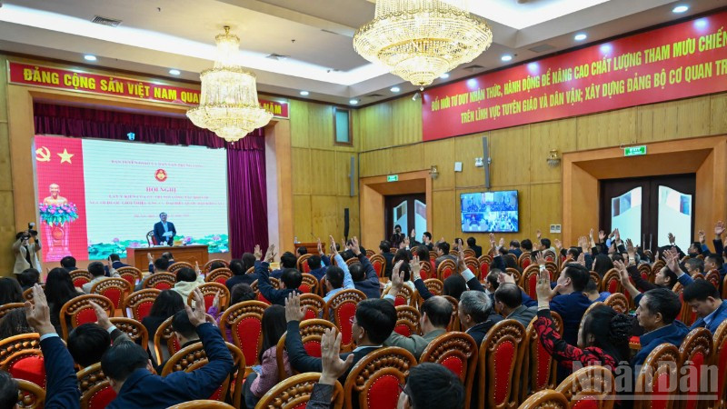 Quang cảnh hội nghị. (Ảnh: DUY LINH)