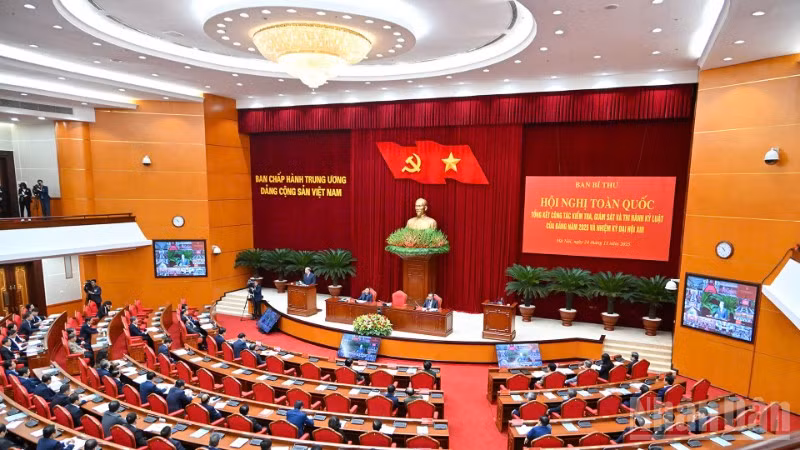 Quang cảnh hội nghị. (THỦY NGUYÊN)