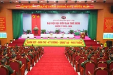 Đảng bộ Bệnh viện Quân y 103 long trọng tổ chức Đại hội đại biểu lần thứ XXVII nhiệm kỳ 2025-2030. (Ảnh: ĐỖ THOA)