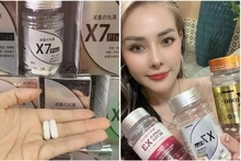Sản phẩm giảm cân do DJ Ngân 98 bán trên mạng. (Ảnh chụp màn hình)