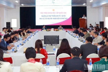 Quang cảnh hội thảo khoa học cấp quốc gia.