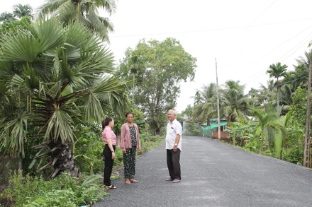Ông Thạch Việt, người có uy tín ở xã Trà Côn, huyện Trà Ôn, tỉnh Vĩnh Long.