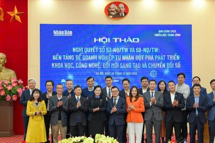 Báo Nhân Dân và Ban Chính sách và Chiến lược Trung ương tổ chức Hội thảo về Nghị quyết 57 và Nghị quyết 68.