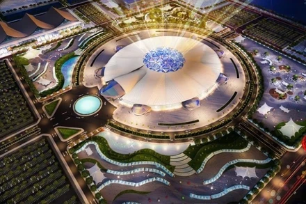 Điểm cầu trung tâm tại Trung tâm Hội chợ Triển lãm quốc gia sẽ kết nối trực tiếp, trực tuyến đến các điểm cầu lớn còn lại. (Ảnh: VGP)