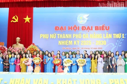 Ban Chấp hành Hội Liên hiệp Phụ nữ thành phố Đà Nẵng khóa I, nhiệm kỳ 2025-2030 ra mắt.