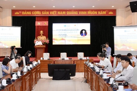 Quang cảnh buổi hội thảo. (Ảnh: Bộ Giáo dục và Đào tạo)