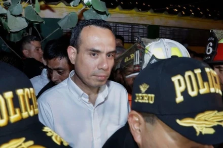 Tổng thống lâm thời Jose Jeri tại Lima, ngày 14/2. (Ảnh: AFP) 