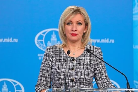 Người phát ngôn Bộ Ngoại giao Nga Maria Zakharova. (Nguồn: Trung tâm Báo chí, Bộ Ngoại giao Nga) 