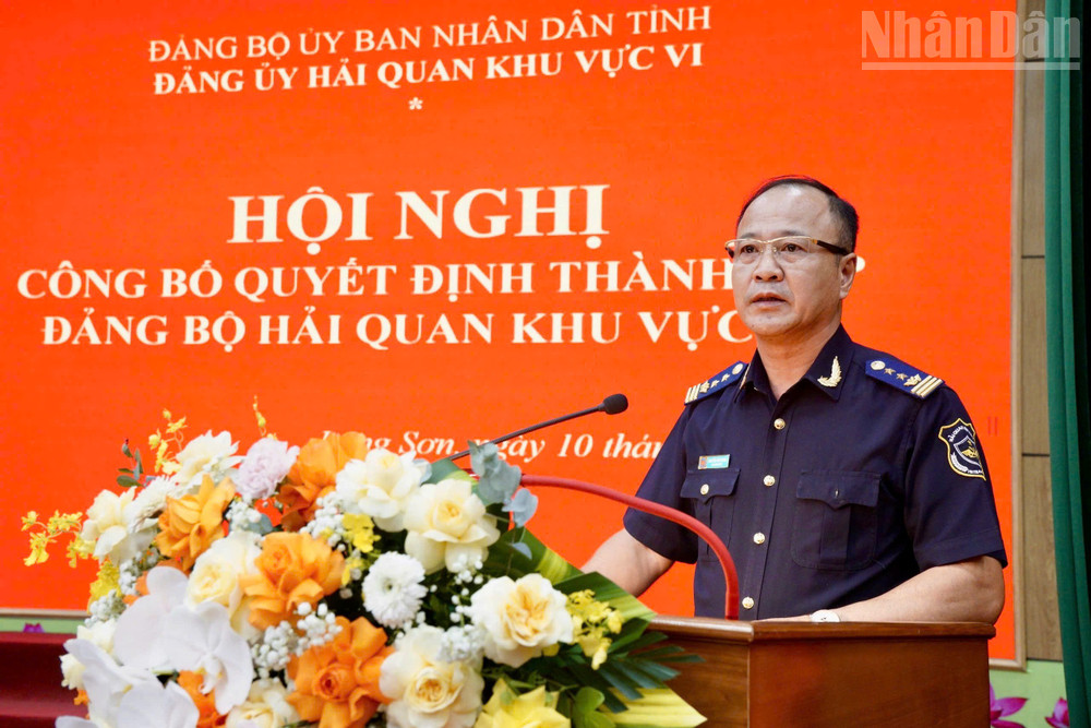 Đồng chí Nguyễn Văn Hoàn, Bí thư Đảng ủy Hải quan khu vực VI, nhiệm kỳ 2020-2025. ndo_tr_gen-h-z6692209726647-827058b257a1cf0395fb412c2083f30e.jpg
