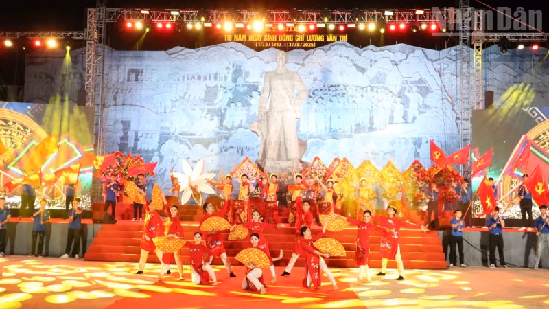 Chương trình kỷ niệm 115 năm Ngày sinh đồng chí Lương Văn Tri.