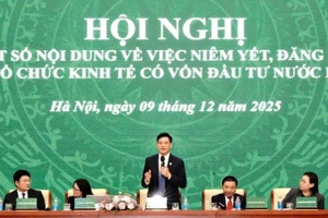 Phó Chủ tịch Ủy ban Chứng khoán Nhà nước Hoàng Văn Thu phát biểu. (Ảnh: Bảo Thu)