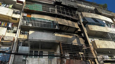 Hiện trường vụ cháy làm 8 người thiệt mạng tại cư xá Độc Lập, phường Phú Thọ Hòa.