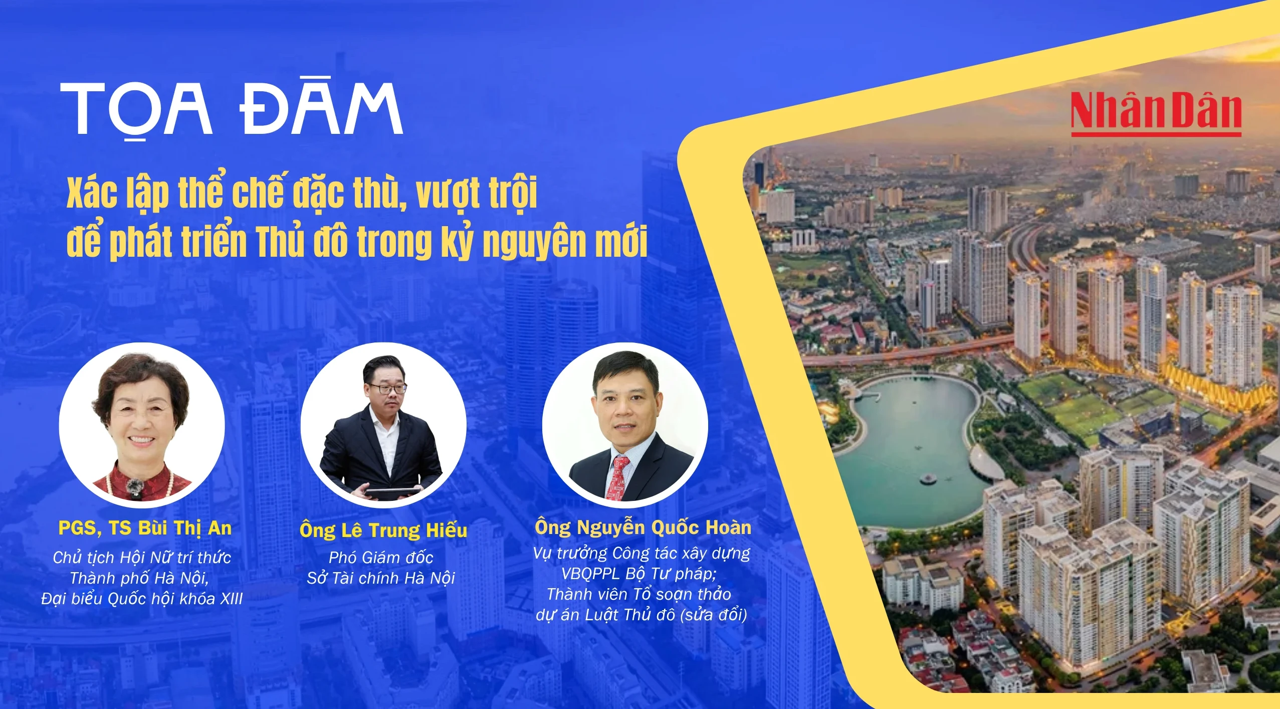 Tọa đàm Luật Thủ đô: Những điểm mới và tác động đến phát triển Hà Nội
