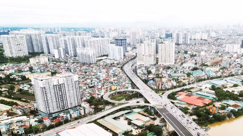 Một góc đô thị tại Thủ đô Hà Nội. (Ảnh: TRẦN HẢI)