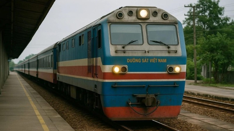 Công ty cổ phần Vận tải đường sắt mở bán vé tàu tết 2026. (Ảnh minh họa)