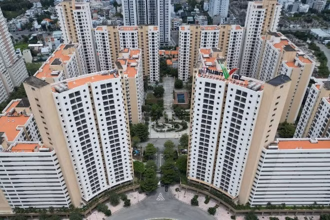 Thành phố Hồ Chí Minh sắp đấu giá 3.790 căn chung cư tái định cư thuộc khu đô thị mới Thủ Thiêm, phường An Khánh (Ảnh: THẾ ANH)