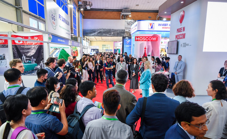 Bà Polina Nikitenko, Trưởng Ban điều hành công tác triển khai đào tạo của Trung tâm xuất khẩu Moscow (MEC) bày tỏ tin tưởng sự thành công của sự kiện.