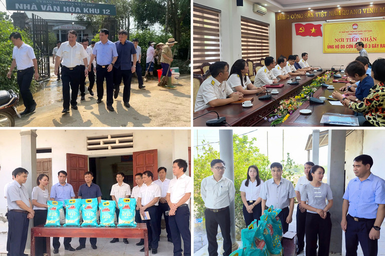 Những món quà, sự ủng hộ dù giá trị có thể chưa lớn nhưng trên hết là sự quan tâm, động viên của toàn ngành Thuế giúp bà con vùng bão ấm lòng sau những ngày bão lũ căng thẳng Những món quà, sự ủng hộ dù giá trị có thể chưa lớn nhưng trên hết là sự quan tâm, động viên của toàn ngành Thuế giúp bà con vùng bão ấm lòng sau những ngày bão lũ căng thẳng