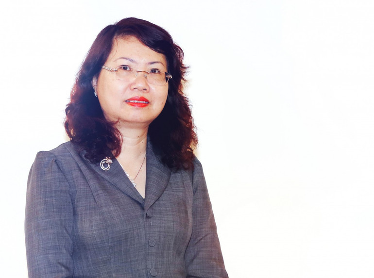 Chủ tịch Ủy ban Chứng khoán Nhà nước Vũ Thị Chân Phương.