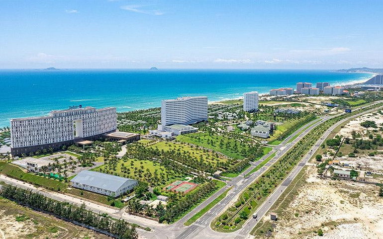 Một góc Khu du lịch bắc bán đảo Cam Ranh.