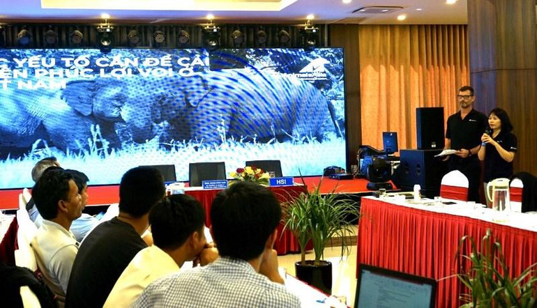 Chuyên gia AAF trình bày tai Hội thảo.