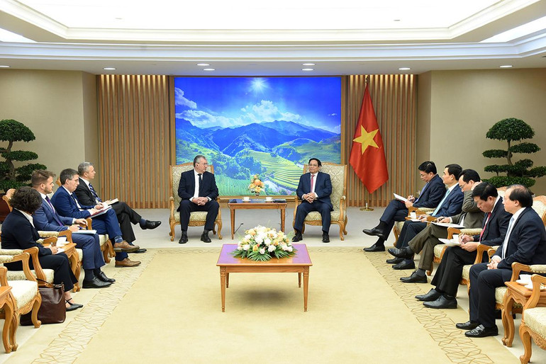 [Ảnh] Thủ tướng tiếp Bộ trưởng-Thủ hiến Chính phủ Cộng đồng người Bỉ nói tiếng Pháp Wallonie-Bruxelles ảnh 3