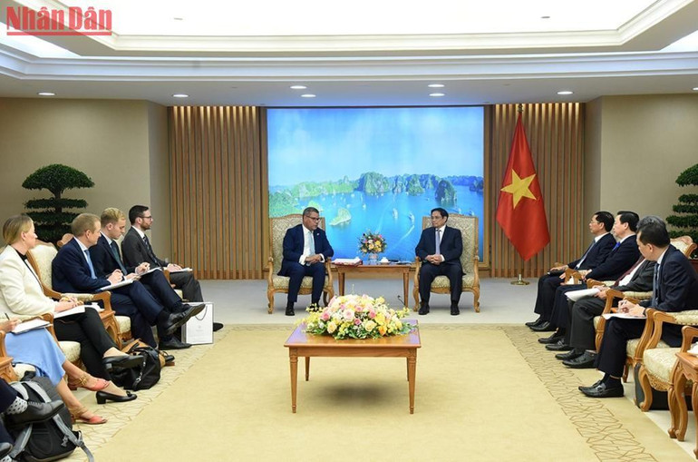 Quang cảnh buổi tiếp.