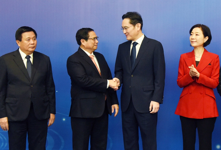 [Ảnh] Thủ tướng Phạm Minh Chính dự khánh thành Trung tâm Nghiên cứu và Phát triển của Samsung ảnh 2