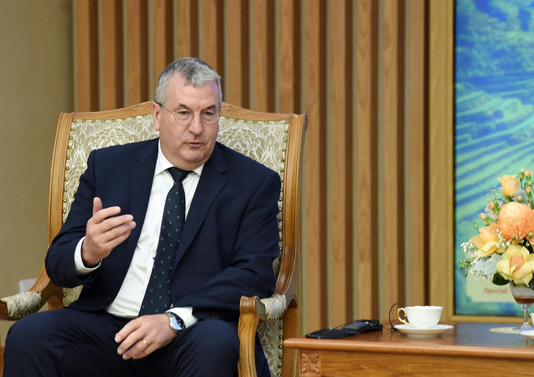 [Ảnh] Thủ tướng tiếp Bộ trưởng-Thủ hiến Chính phủ Cộng đồng người Bỉ nói tiếng Pháp Wallonie-Bruxelles ảnh 7