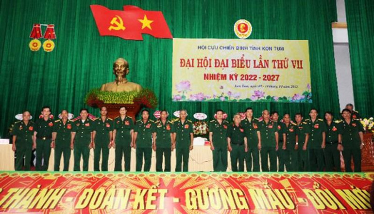 Ra mắt Ban Chấp hành Hội Cựu chiến binh tỉnh Kon Tum lần thứ 7, nhiệm kỳ 2022-2027