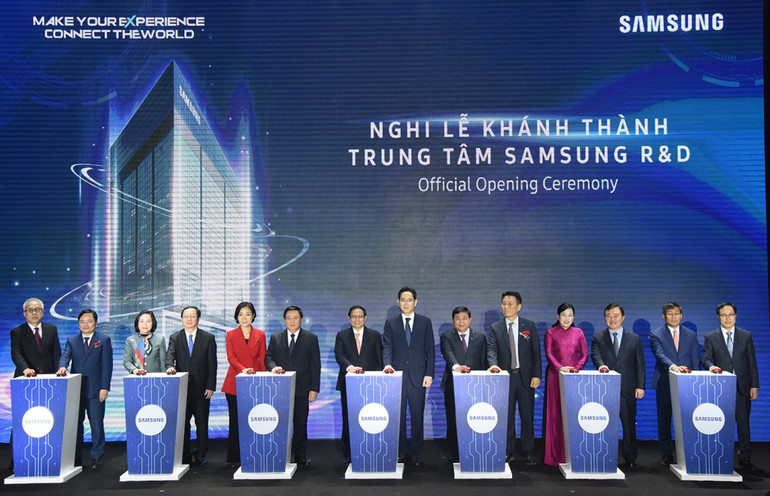 [Ảnh] Thủ tướng Phạm Minh Chính dự khánh thành Trung tâm Nghiên cứu và Phát triển của Samsung ảnh 9
