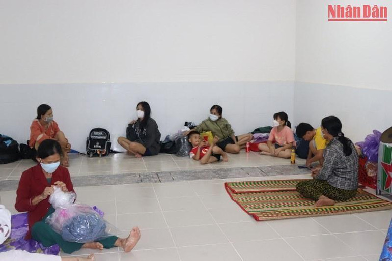 Công ty cổ phần thép Hòa Phát Dung Quất sẵn sàng các điều kiện cần thiết, bảo đảm hỗ trợ nơi trú tránh bão an toàn cho 3.000 người dân.