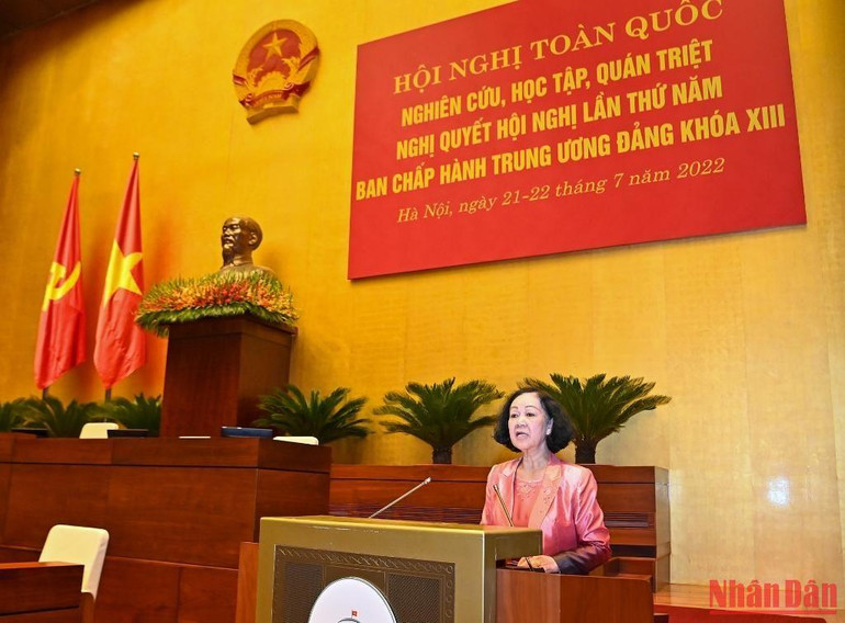  Bế mạc Hội nghị nghiên cứu, học tập, quán triệt Nghị quyết Trung ương 5 khóa XIII ảnh 2