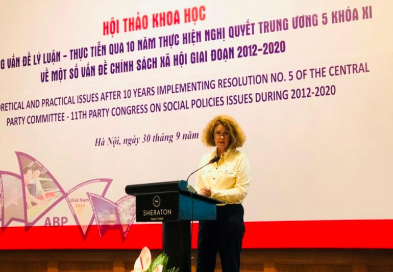 Bà Carolyn Turk đánh giá cao nỗ lực giảm nghèo của Việt Nam.