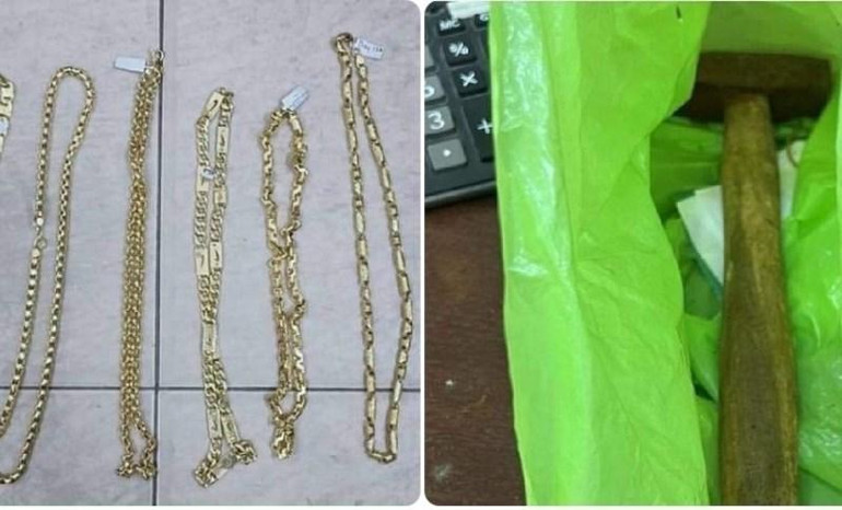 Tang vật vụ cướp. Tang vật vụ cướp.