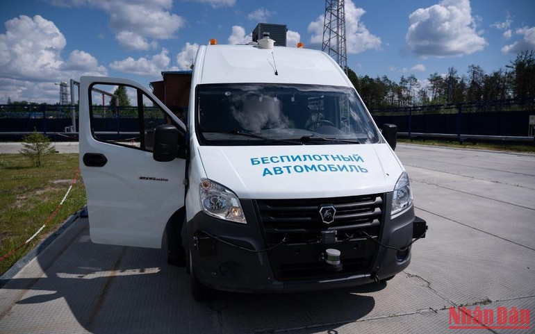 Xe không người lái GAZelle NEXT. (Ảnh: Thanh Thể)