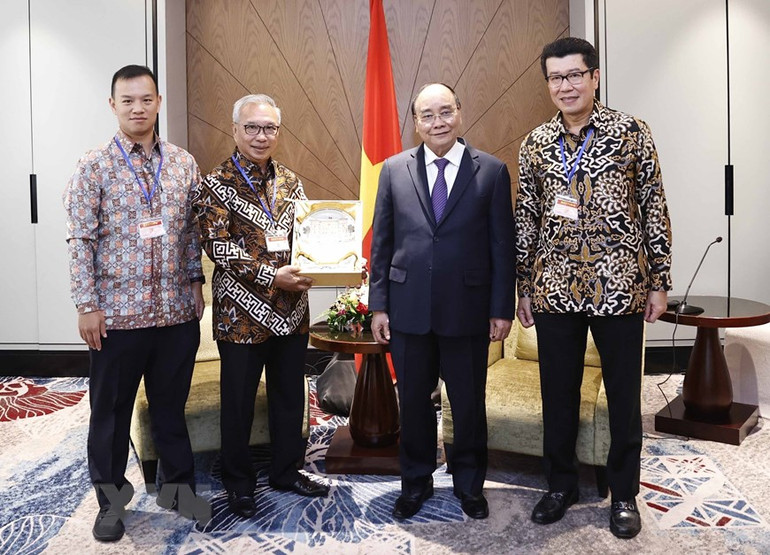 [Ảnh] Hoạt động của Chủ tịch nước Nguyễn Xuân Phúc tại Indonesia ảnh 5