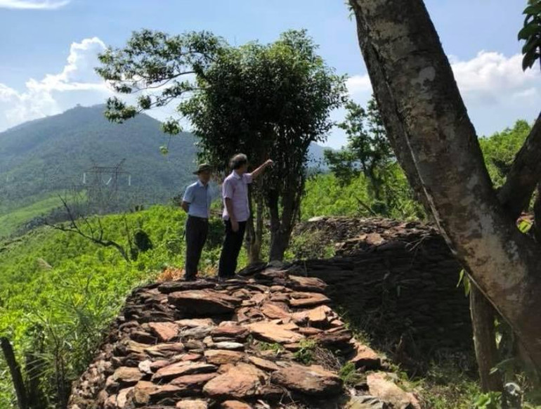 Di tích lịch sử lũy đá cổ Kỳ Anh “ngủ yên” bên dãy Hoành Sơn (Kỳ Anh, Hà Tĩnh).