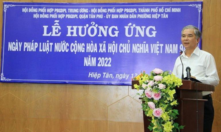 Phó Chủ tịch UBND Thành phố Hồ Chí Minh Ngô Minh Châu phát biểu khai mạc.