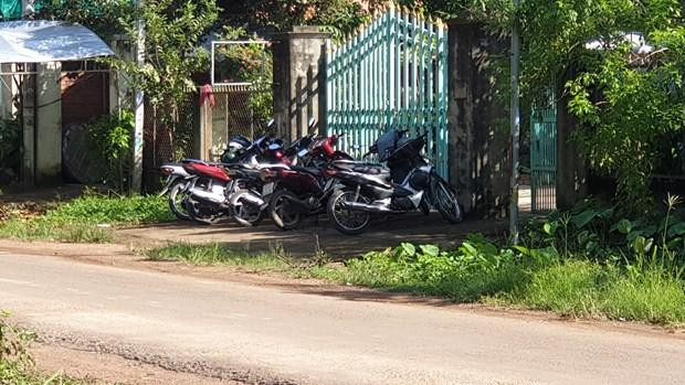 Bé T bị chó Pitbull cắn tử vong khi sang nhà bà nội chơi. (Ảnh: Đậu Tất Thành/TTXVN)